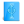 HDD USB Blue Icon 24x24 png